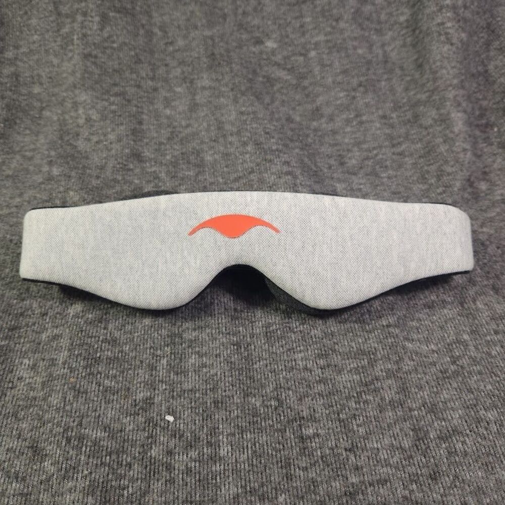 Manta Sleep Mask Light Blocking Eye Cups Gray Adjustable Soft